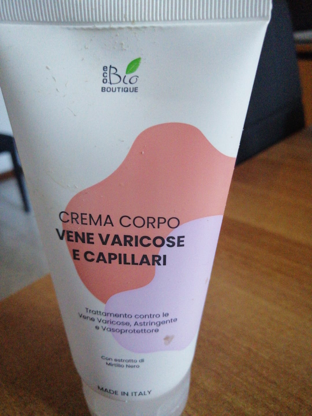 Customer photo review of Crema Vene Varicose e Capillari