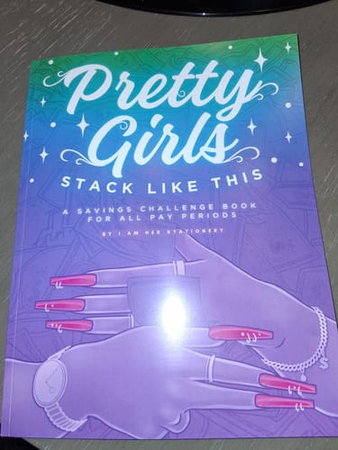 Customer photo review of Pretty Girls stack like this Book and Envelopes set