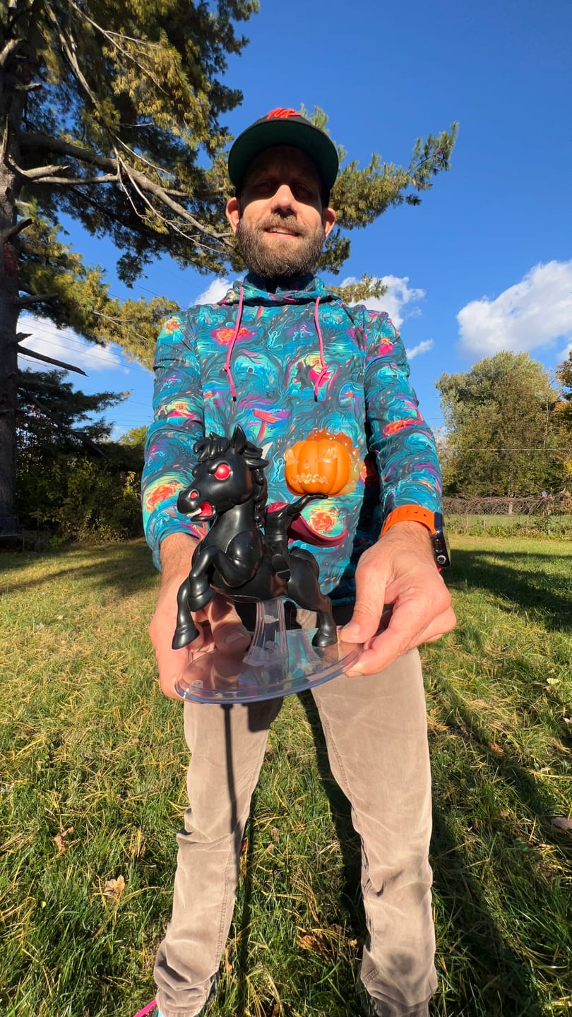 Customer photo review of Disney "Headless Havoc" – Performance Hoodie