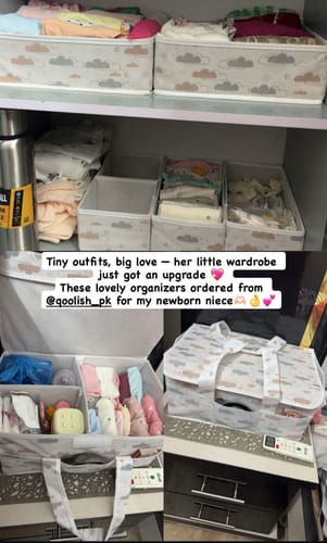 Customer photo review of Qoolish 4-Pack Undergarments Drawer Organizers (Available in 6 Colors)