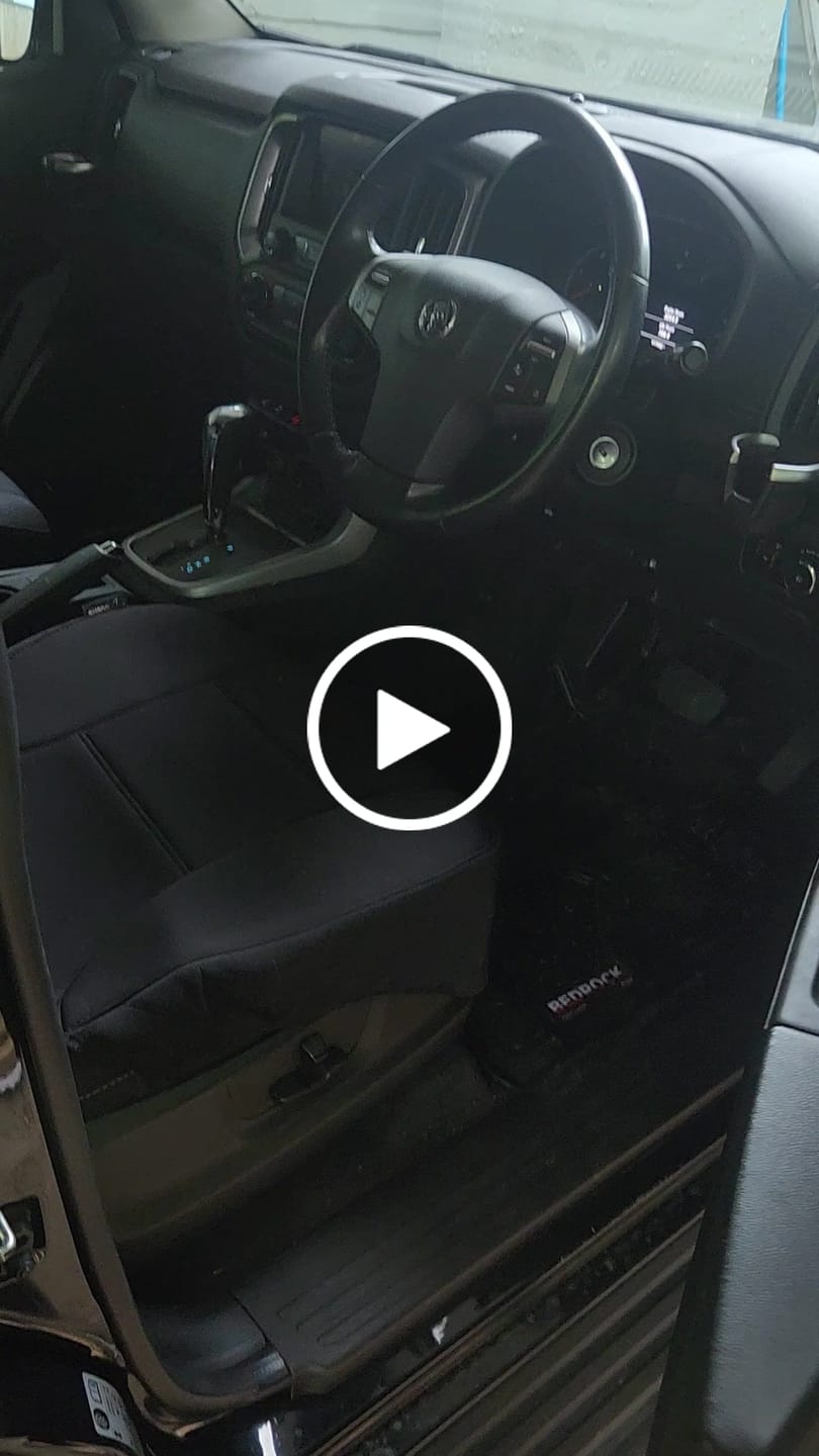Customer video review of Sharkskin Seat Covers for Holden Colorado RG Dual Cab (June/2012-On)