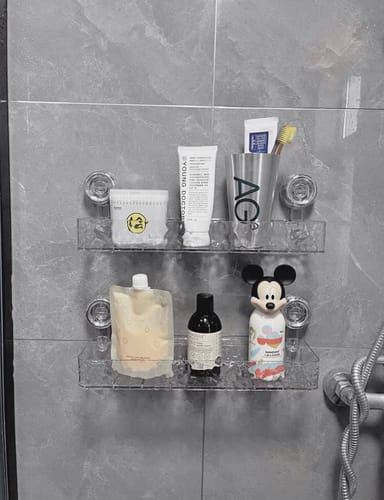 Customer photo review of מדף ואקום – בהתקנה ללא קידוח