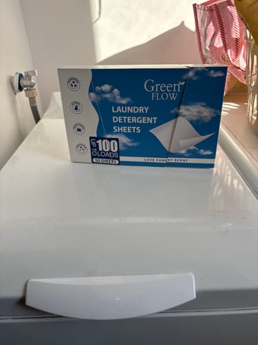 Customer photo review of דפי ניקוי כביסה
