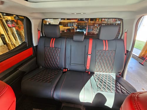 Customer photo review of Premium Custom-Fit Seat Covers