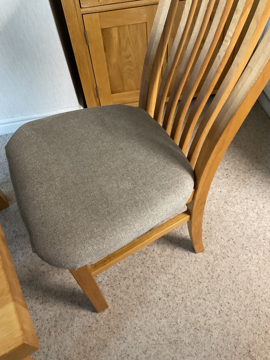 Customer photo review of Plain Chenille Upholstery Fabric