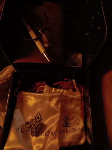 Customer photo review of AuraBloom Subscription Box