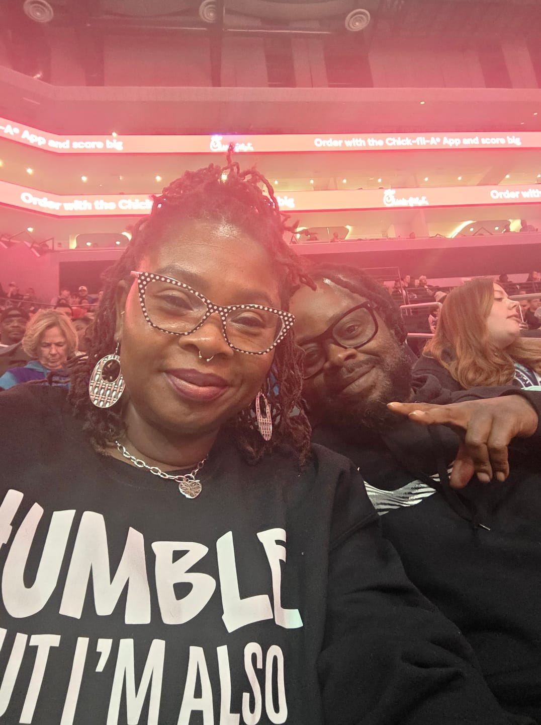 Customer photo review of Humble But Also Pressure Sweatshirt