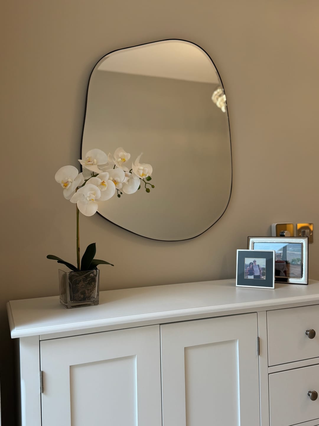 Customer photo review of Flint Mirror | Multiple Sizes