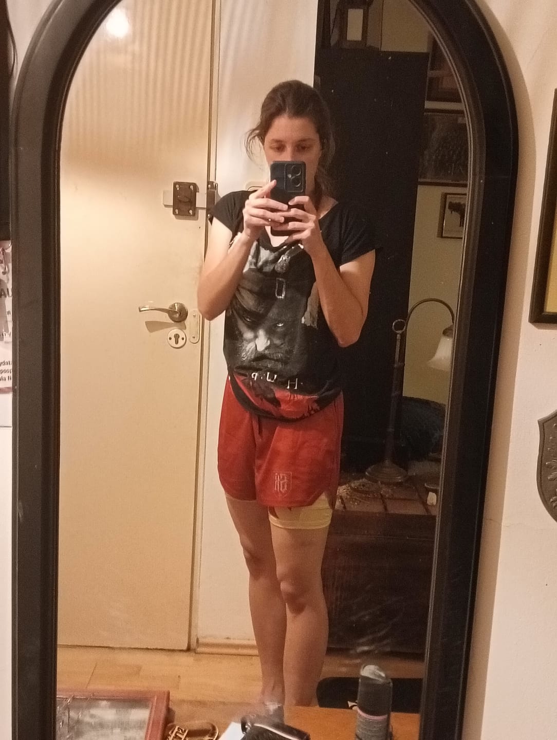 Customer photo review of Crusader Cross Performance Shorts
