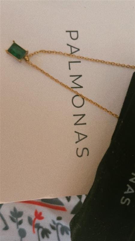 Customer photo review of Emerald Aventurine Necklace