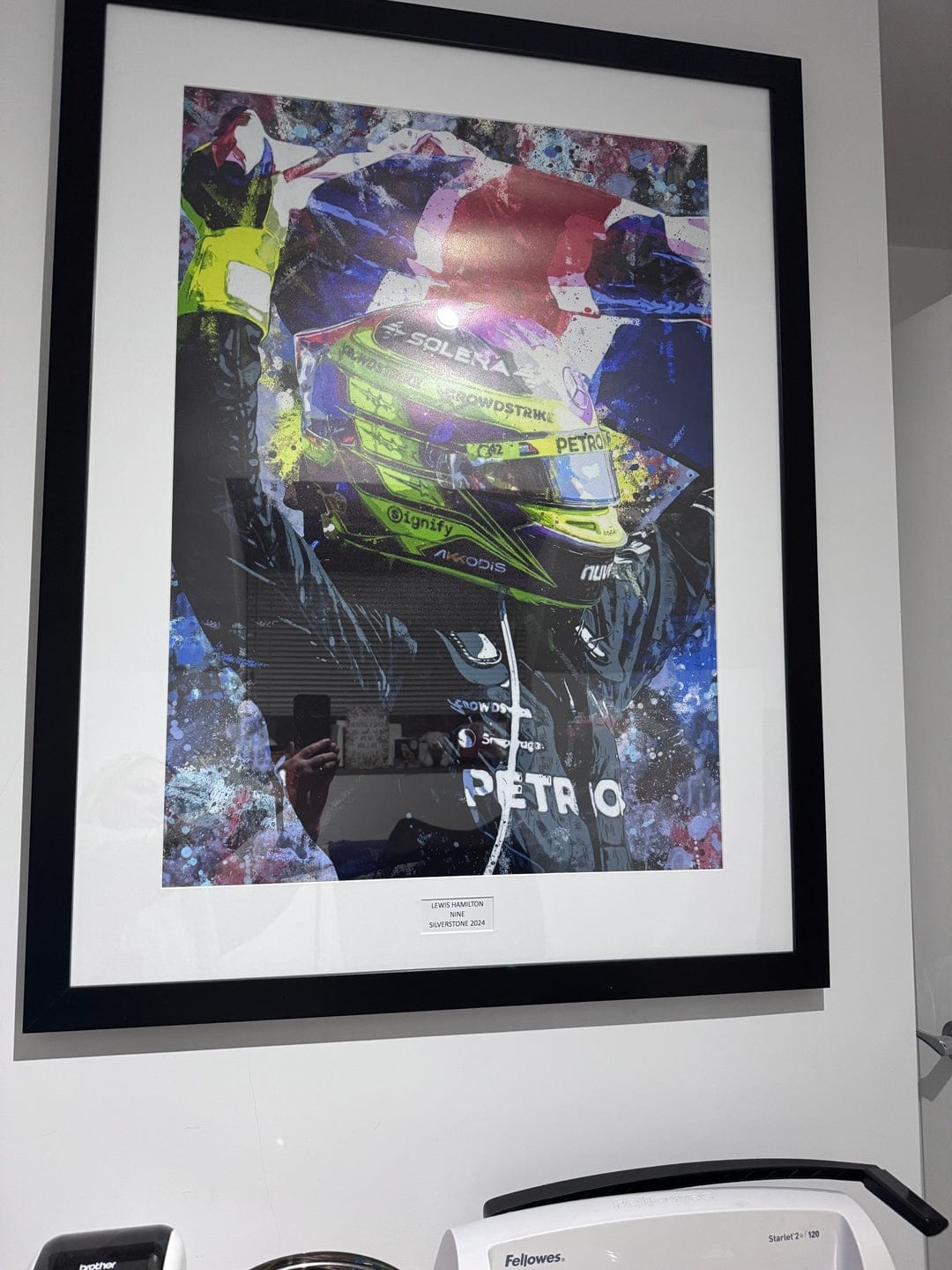 Customer photo review of Lewis Hamilton 'Silverstone 2024'