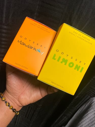 Customer photo review of Armaf Odyssey Limoni Eau de Parfum Spray for Men 3.4 Oz