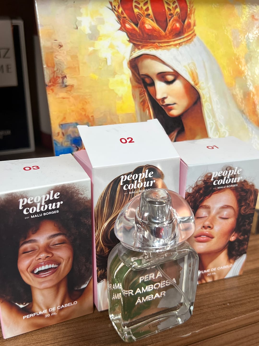 Customer photo review of Perfume Cabelo e Corpo #02