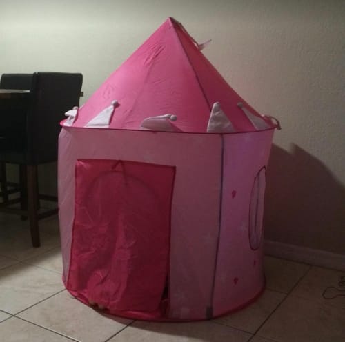 Customer photo review of 🩷 Carpa Castillo de Princesa – El Espacio Mágico Donde Tu Niña Sueña y Juega✨