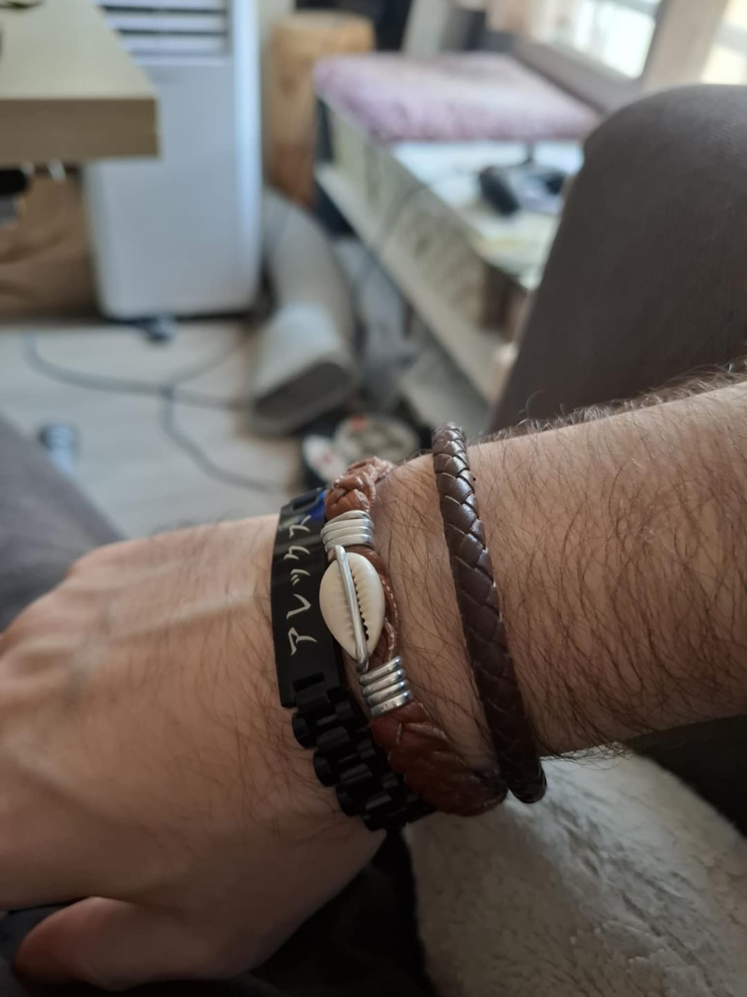 Customer photo review of Bracelet Japonais Personnalisé Homme