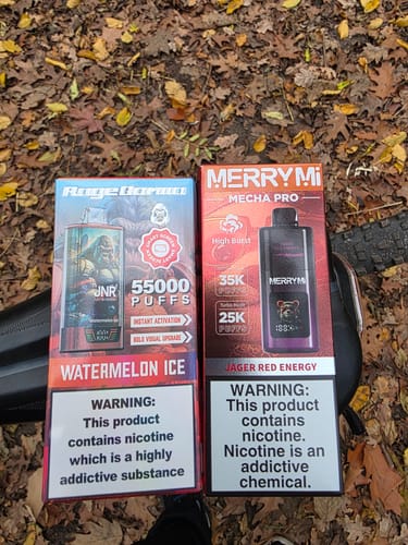 Customer photo review of Merry-Mi - Mecha Pro 35K - Puff Jetable / Vape Disposable - 5% nicotine