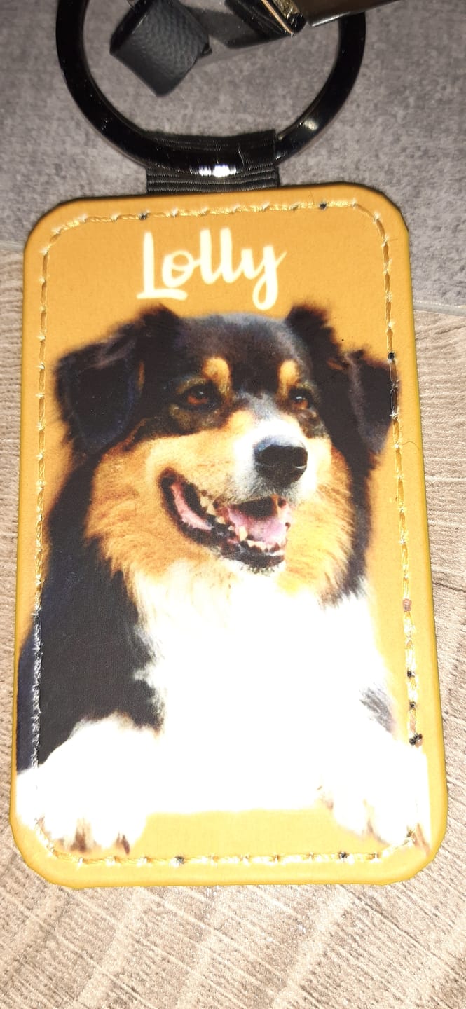 Customer photo review of Portrait d'animal - Porte-clés personnalisé