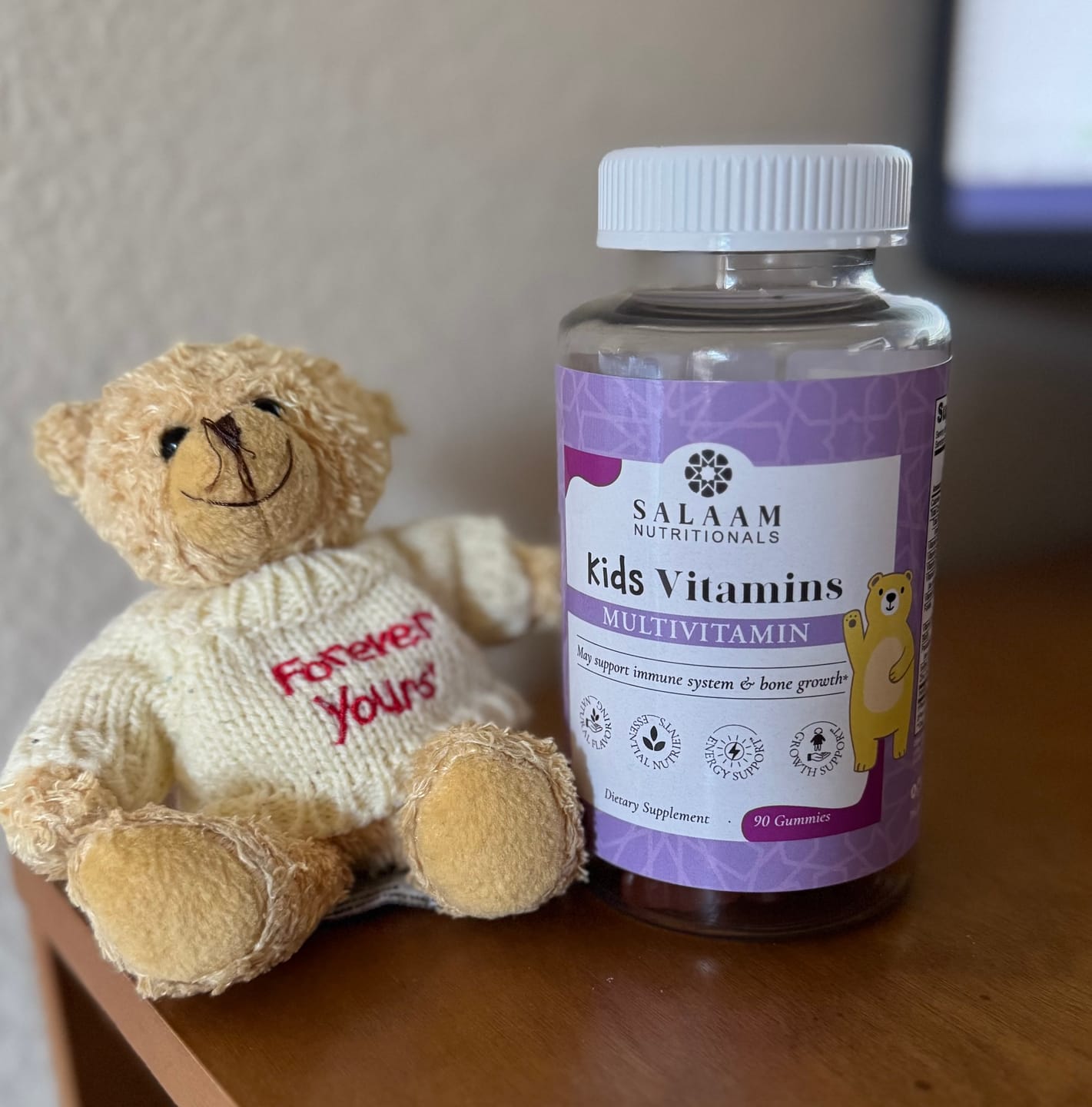 Customer photo review of Halal Kids Gummy Multivitamins with Vitamins A, C, E & Zinc - 90 Count | Salaam Nutritionals
