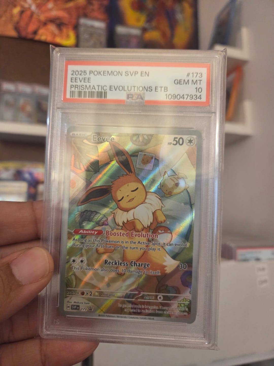 Customer photo review of Resealable PSA Graded Card Bags