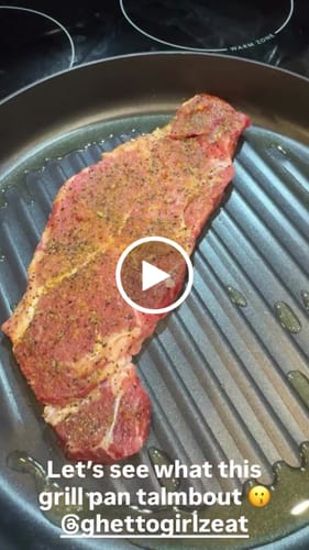 Customer video review of Sierra’s 12” Searing Grill Pan