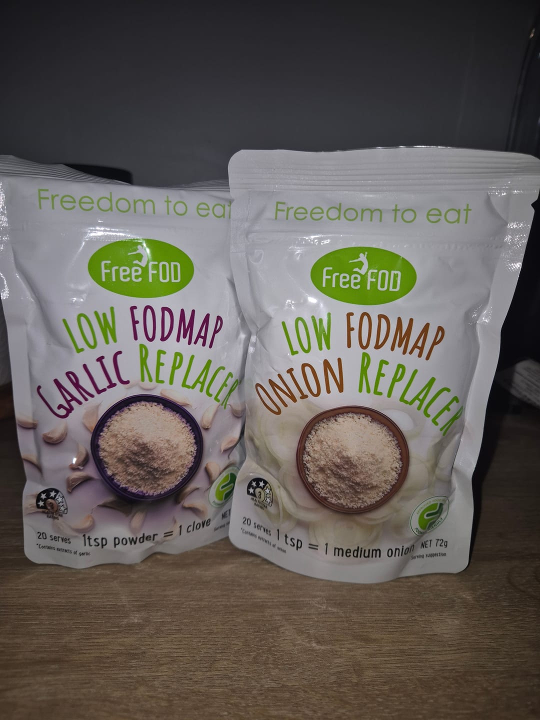 Customer photo review of Low FODMAP Garlic & Onion Replacers Starter Pack