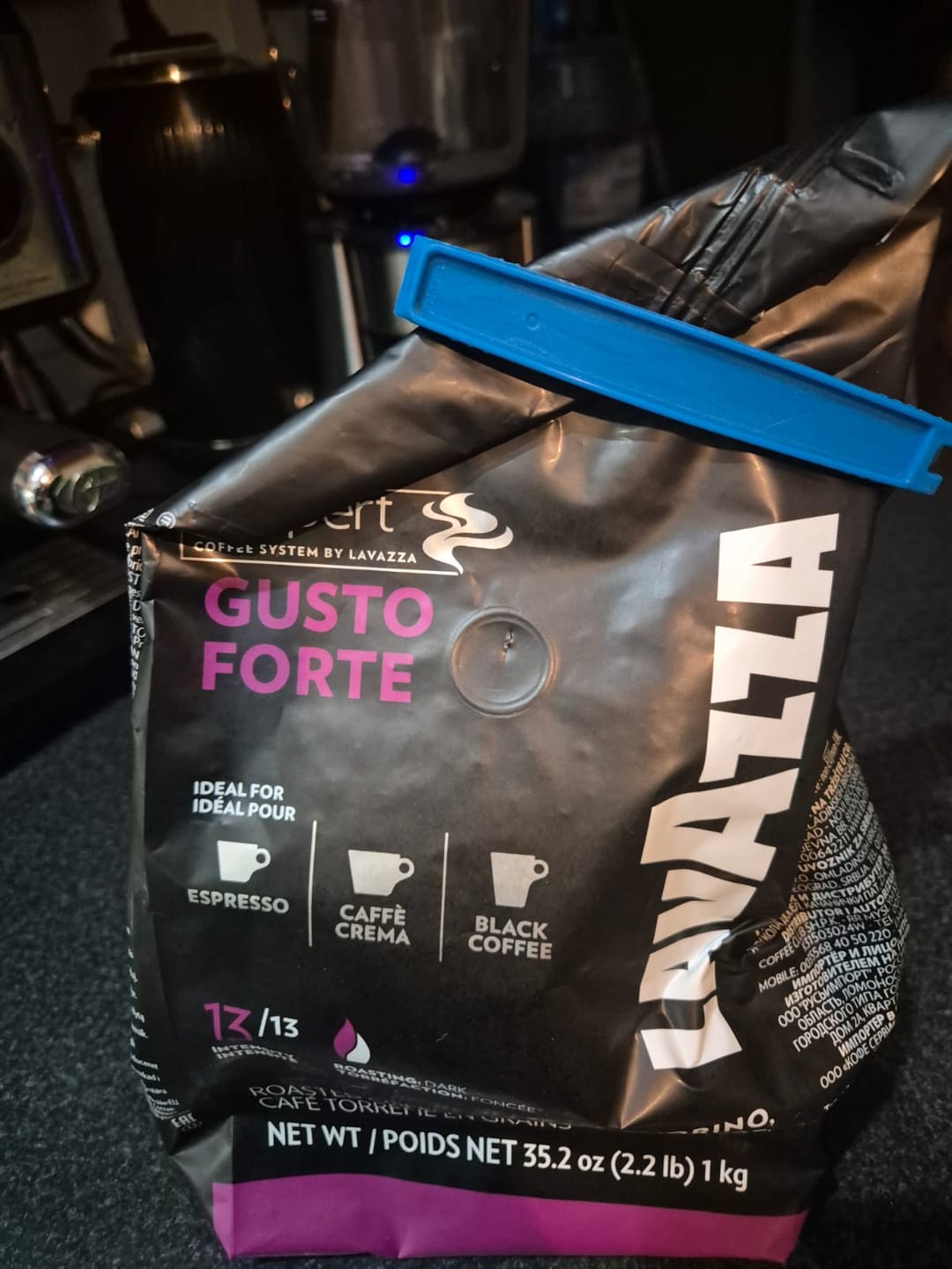 Customer photo review of Lavazza Gusto Forte 1 kg Grano Entero