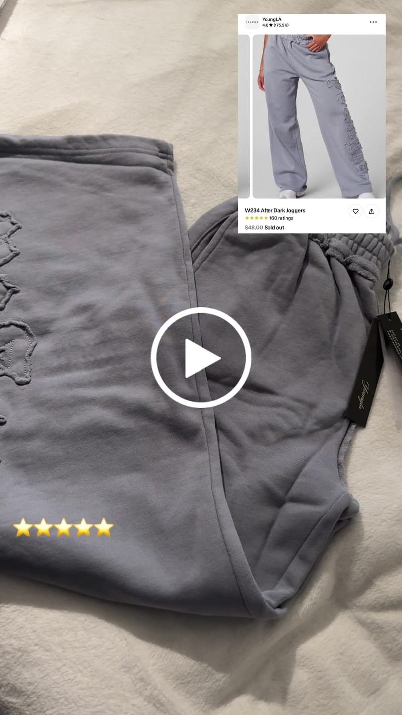 Customer video review of W234 After Dark Joggers