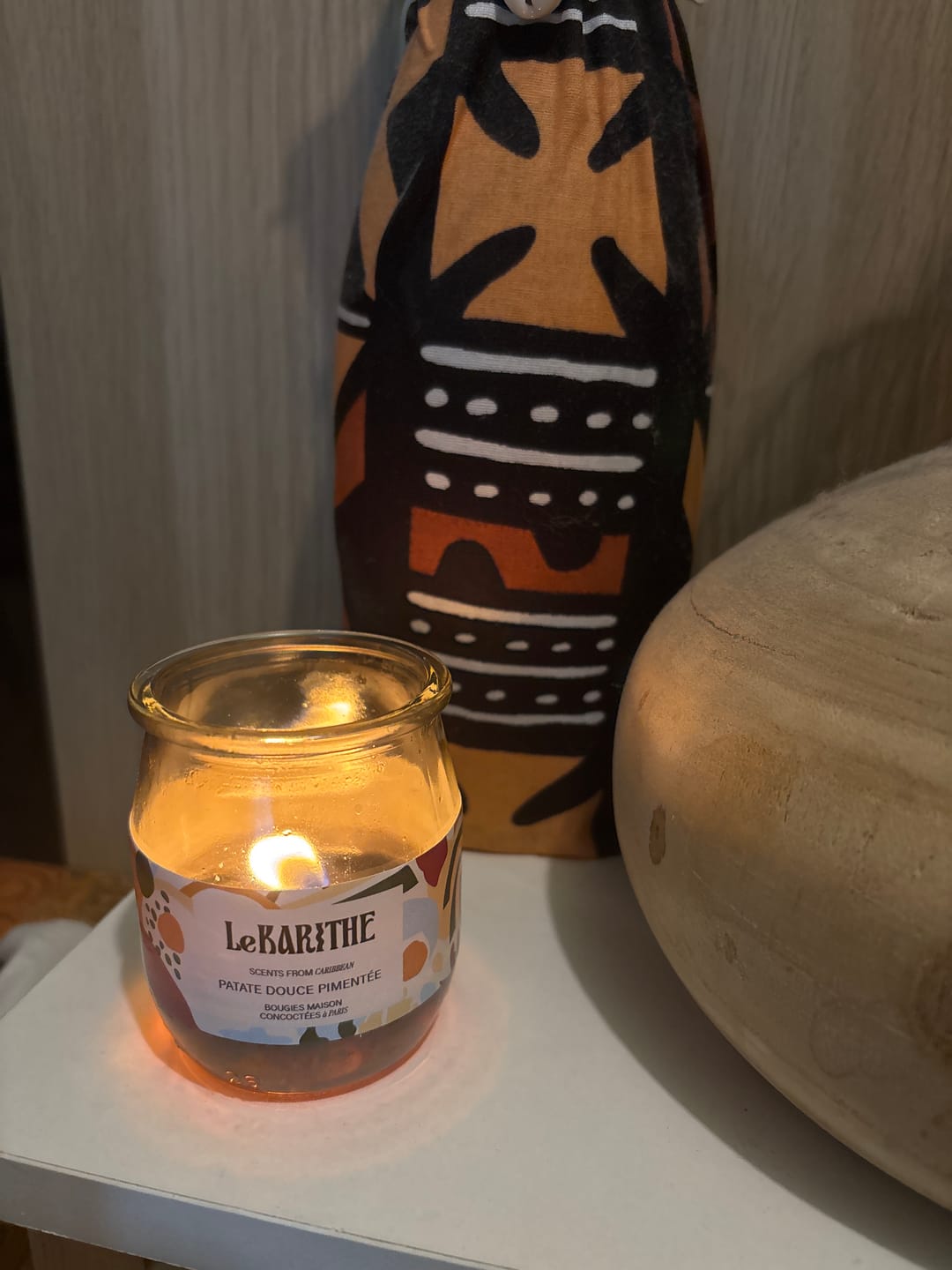 Customer photo review of Bougie Parfumée - Patate Douce Pimentée