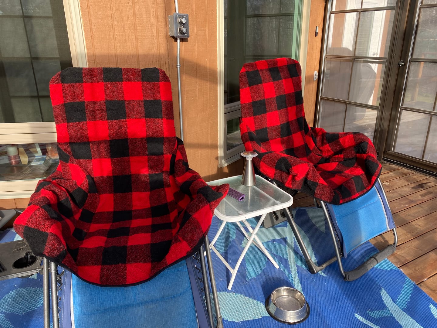 Customer photo review of The Chair Blanket