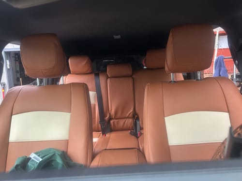 Customer photo review of Premium Custom-Fit Seat Covers