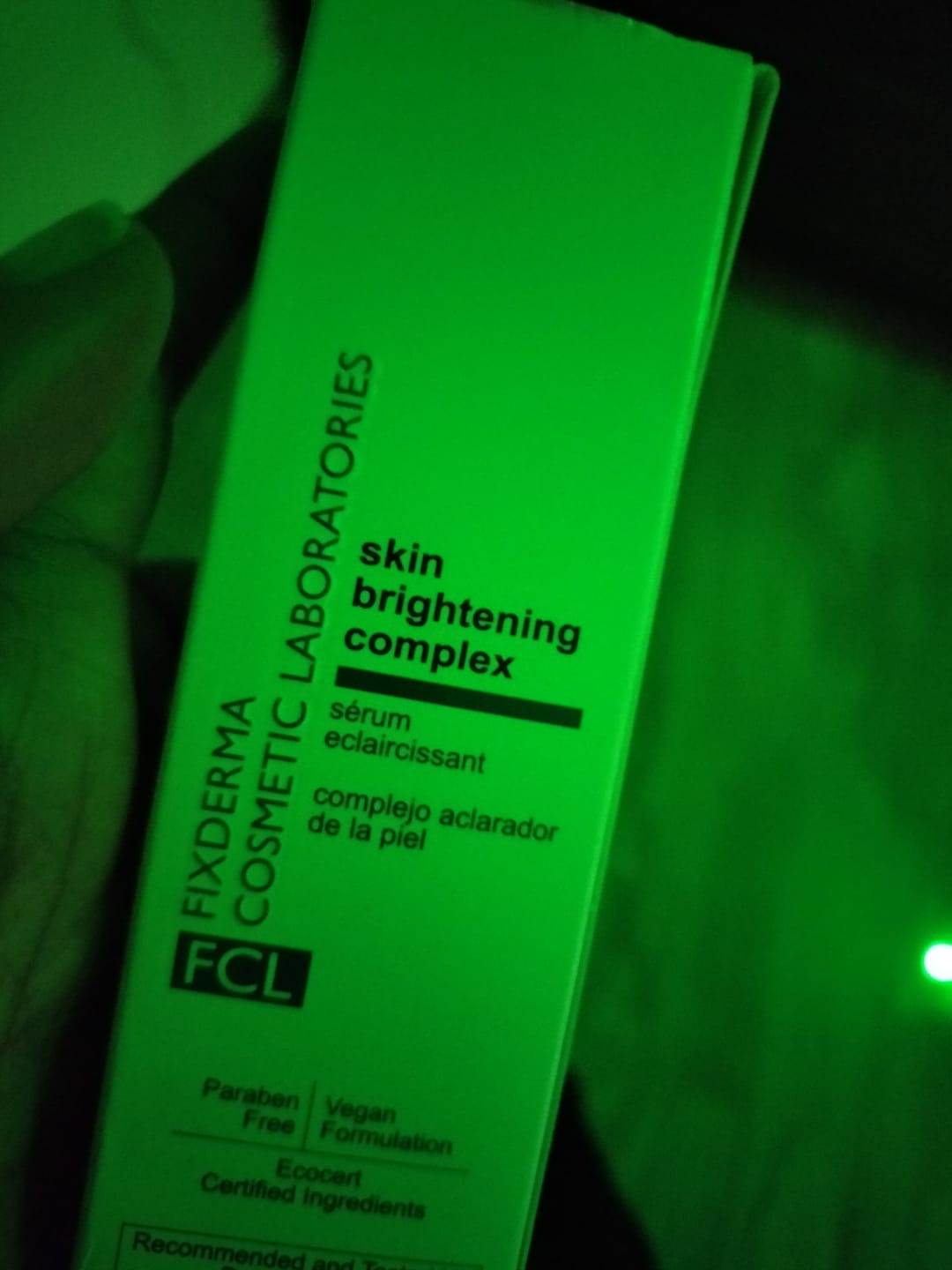Customer photo review of FCL Skin Brightening Complex