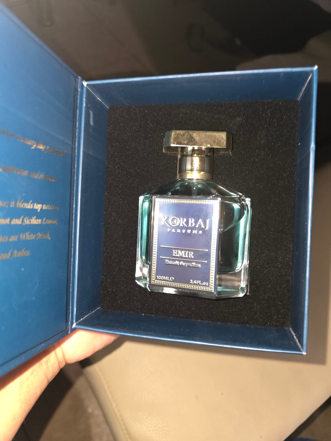 Customer photo review of EMIR 100ml + Free Discovery Perfume Set 20ml