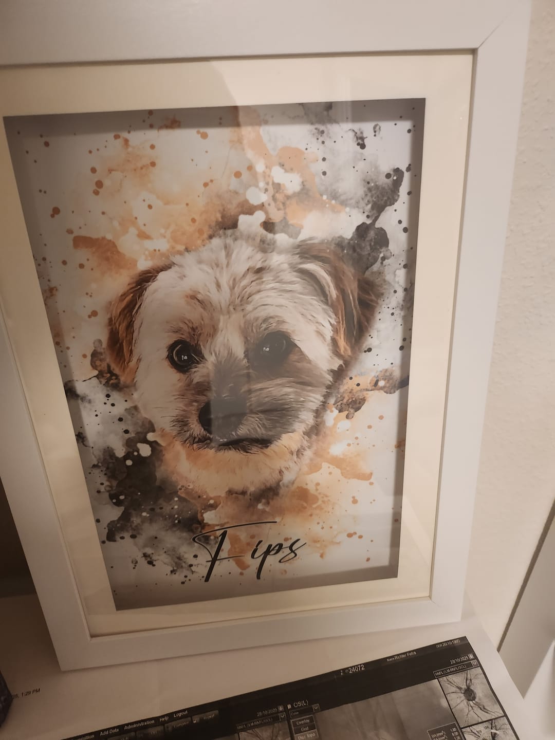 Customer photo review of Tierisches Wasserfarben Portrait