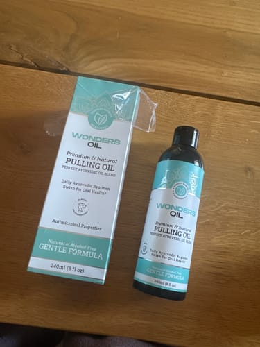 Customer photo review of Wonders Oil - משיכת שמן שטיפת פה טבעית