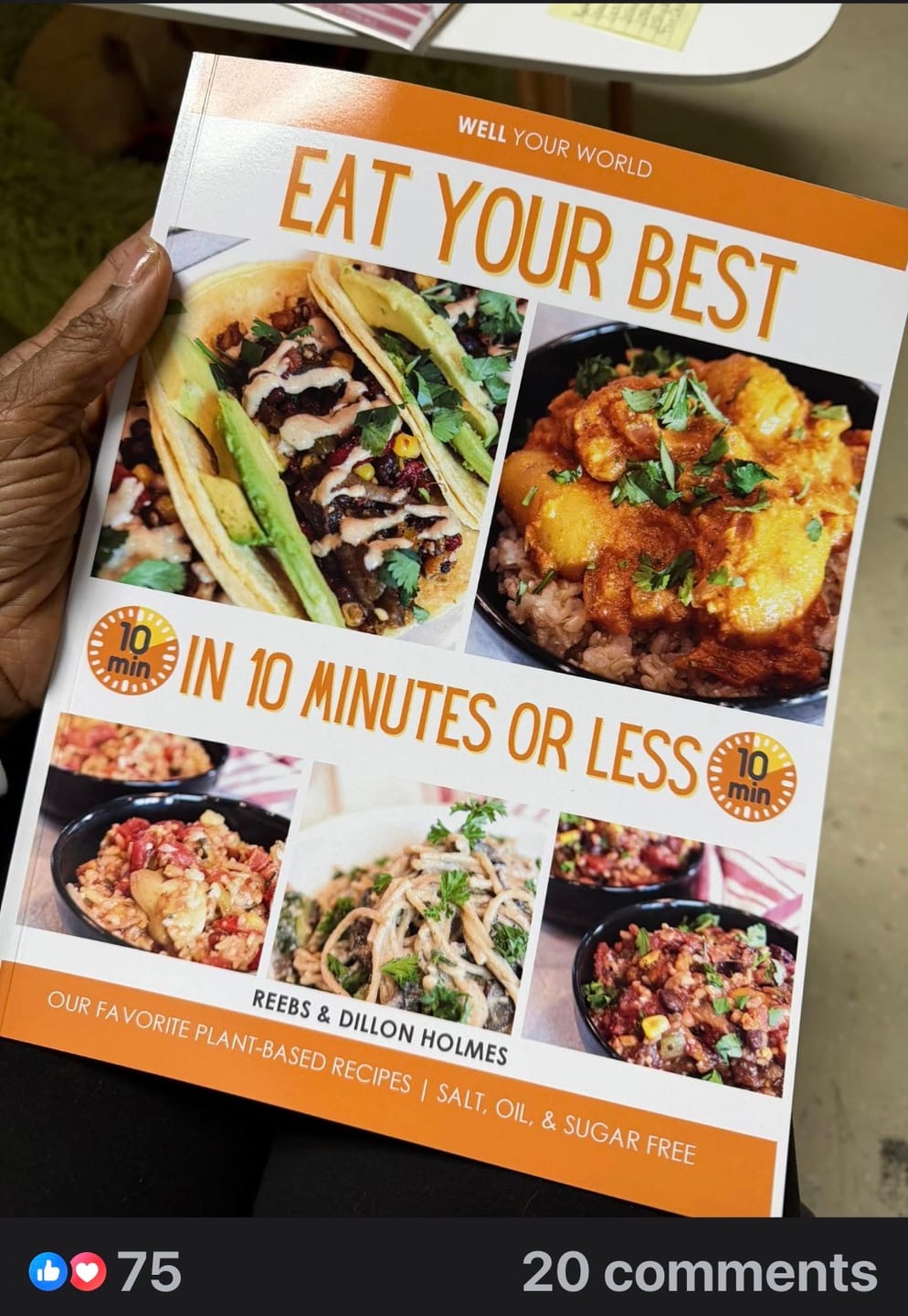 Customer photo review of Eat Your Best in 10 Minutes or Less Cookbook