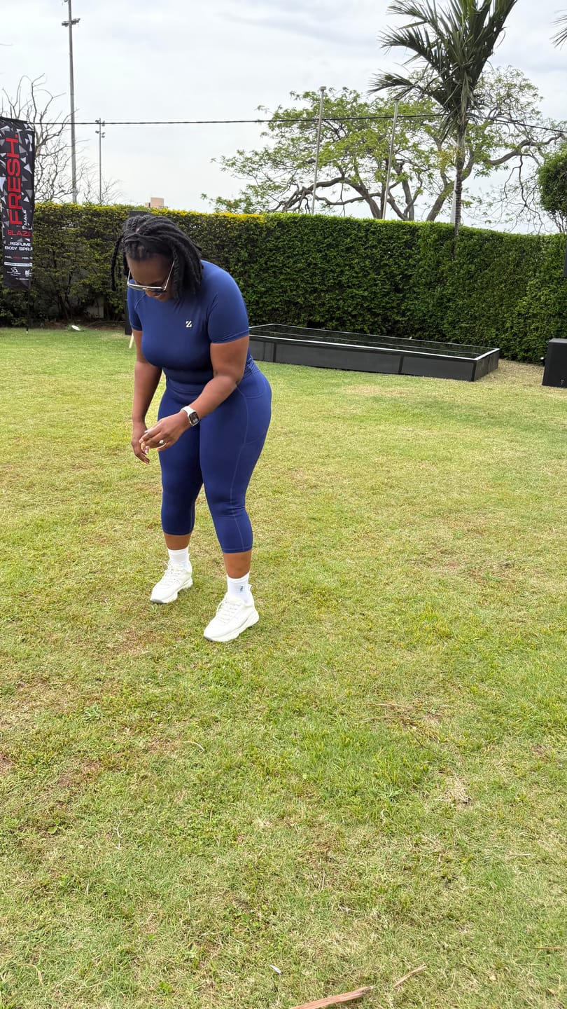Customer photo review of 7/8 Tummy Control Butt-Lifting Leggings with Pockets
