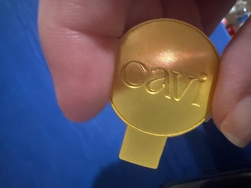 Customer photo review of CAVI's Caviar Tin Opener