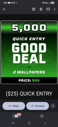 Customer photo review of ($25) QUICK ENTRY