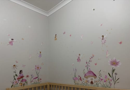 Customer photo review of Enchanted Fairy Wall Stickers (Medium Set)