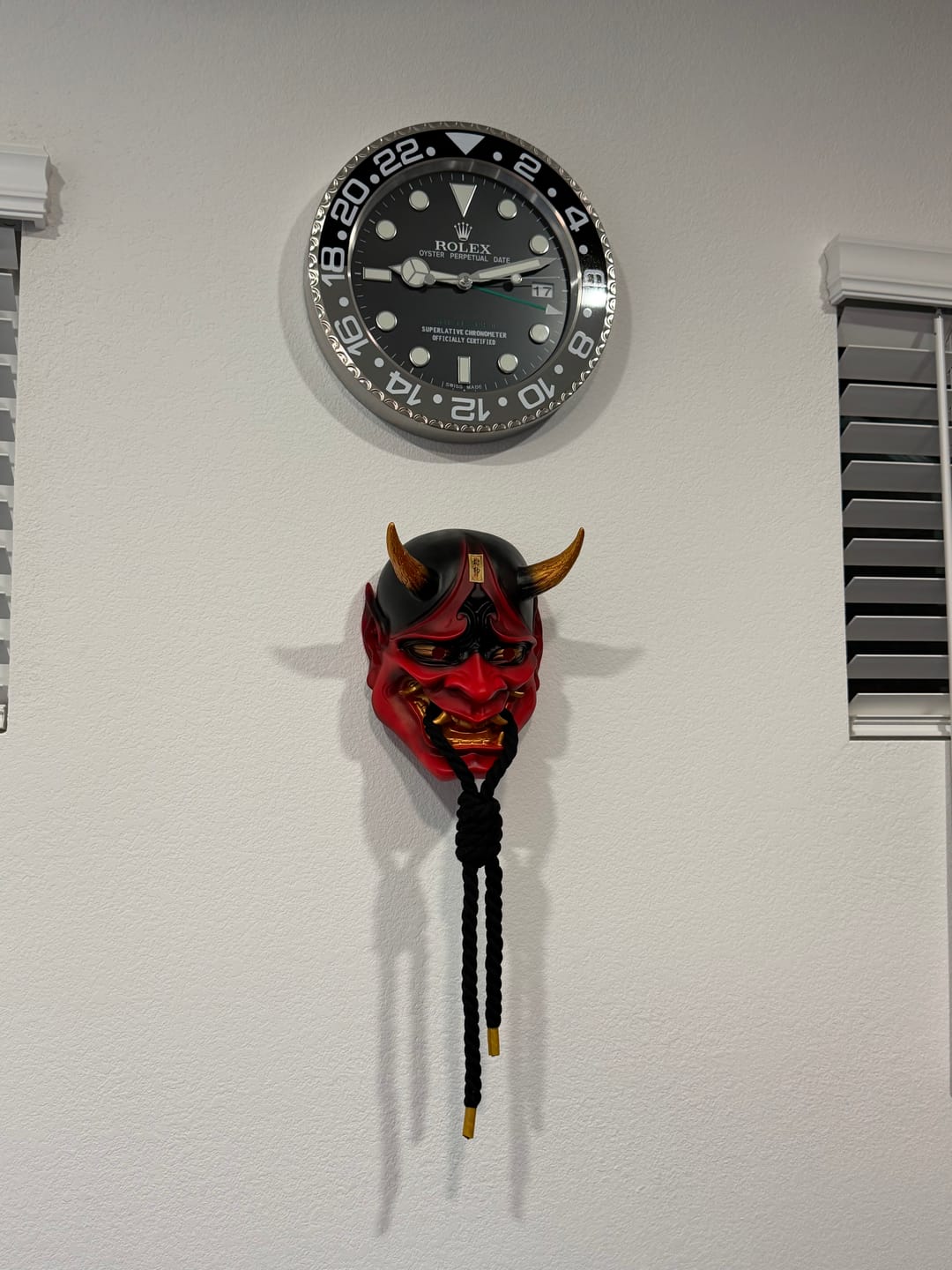 Customer photo review of Handcrafted Hannya Mask
