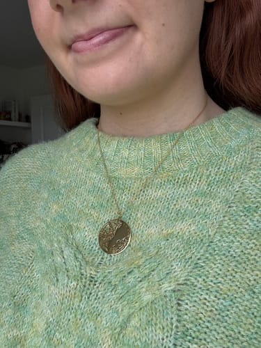 Customer photo review of Personalisierte Karten-Halskette