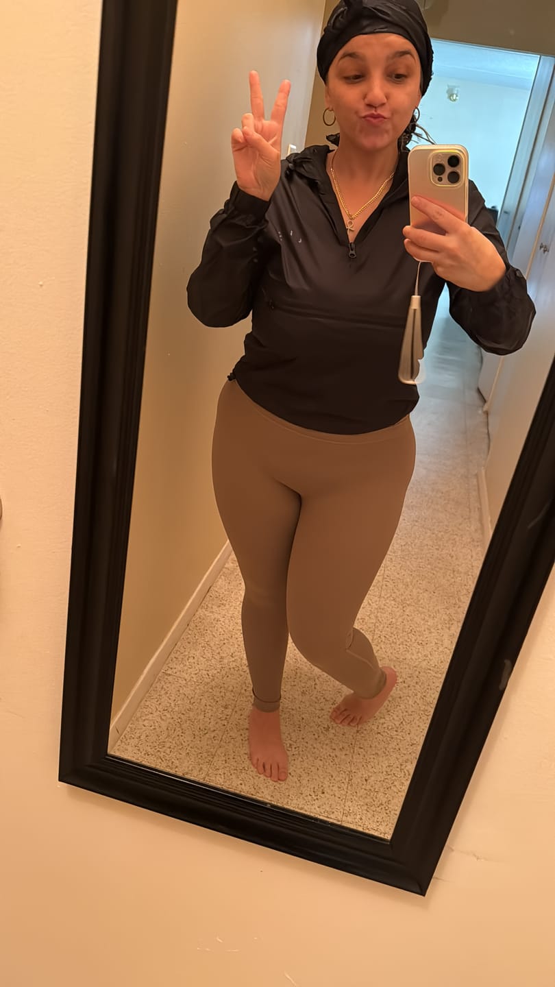 Customer photo review of FULL LENGTH WINDBREAKER
