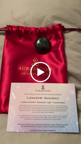 Customer video review of VIP Crystal Club ~ Monthly Crystal Tester