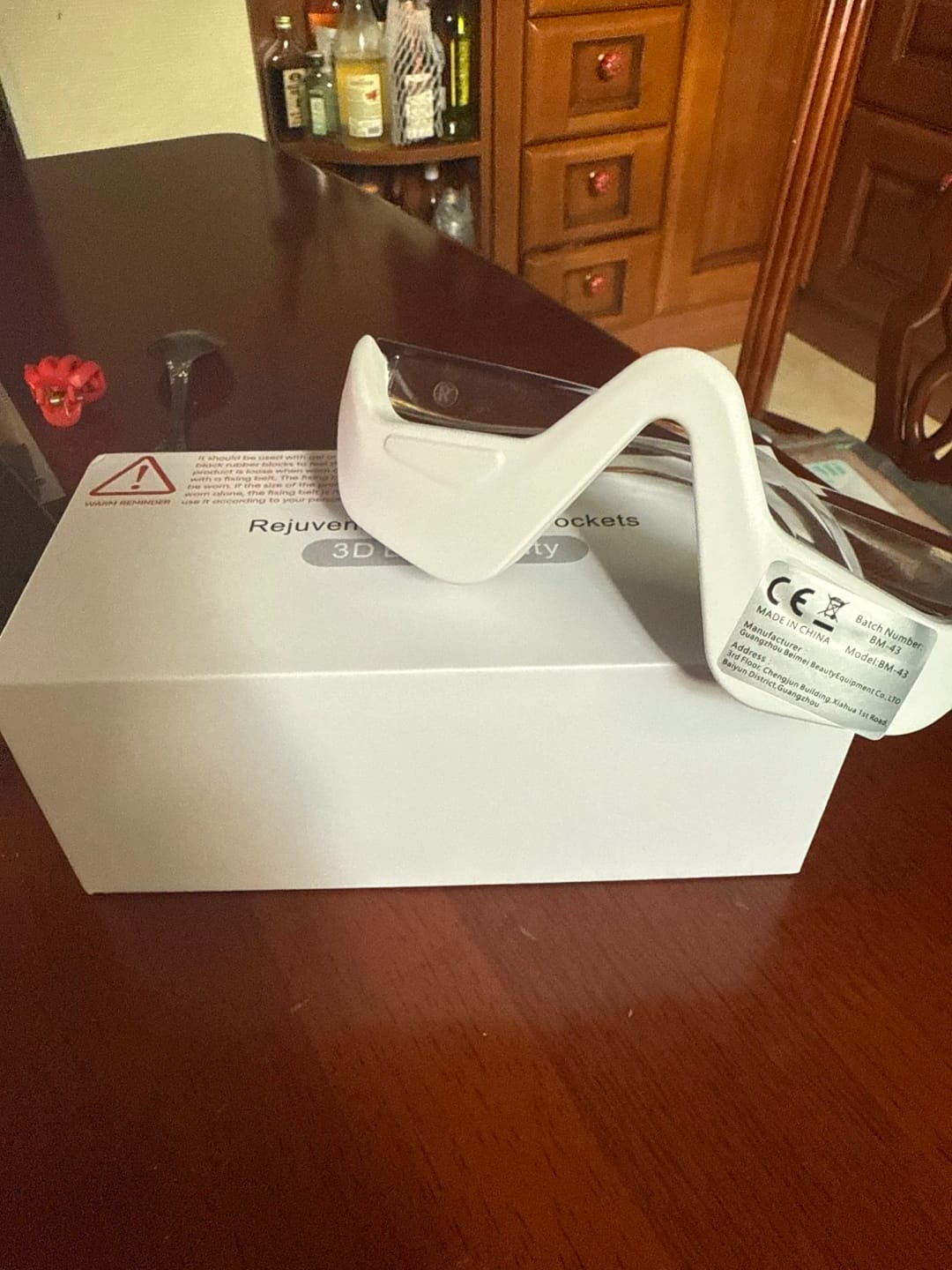 Customer photo review of Red Light Eye Massager for Puffines Reduction and Fatigue Relief