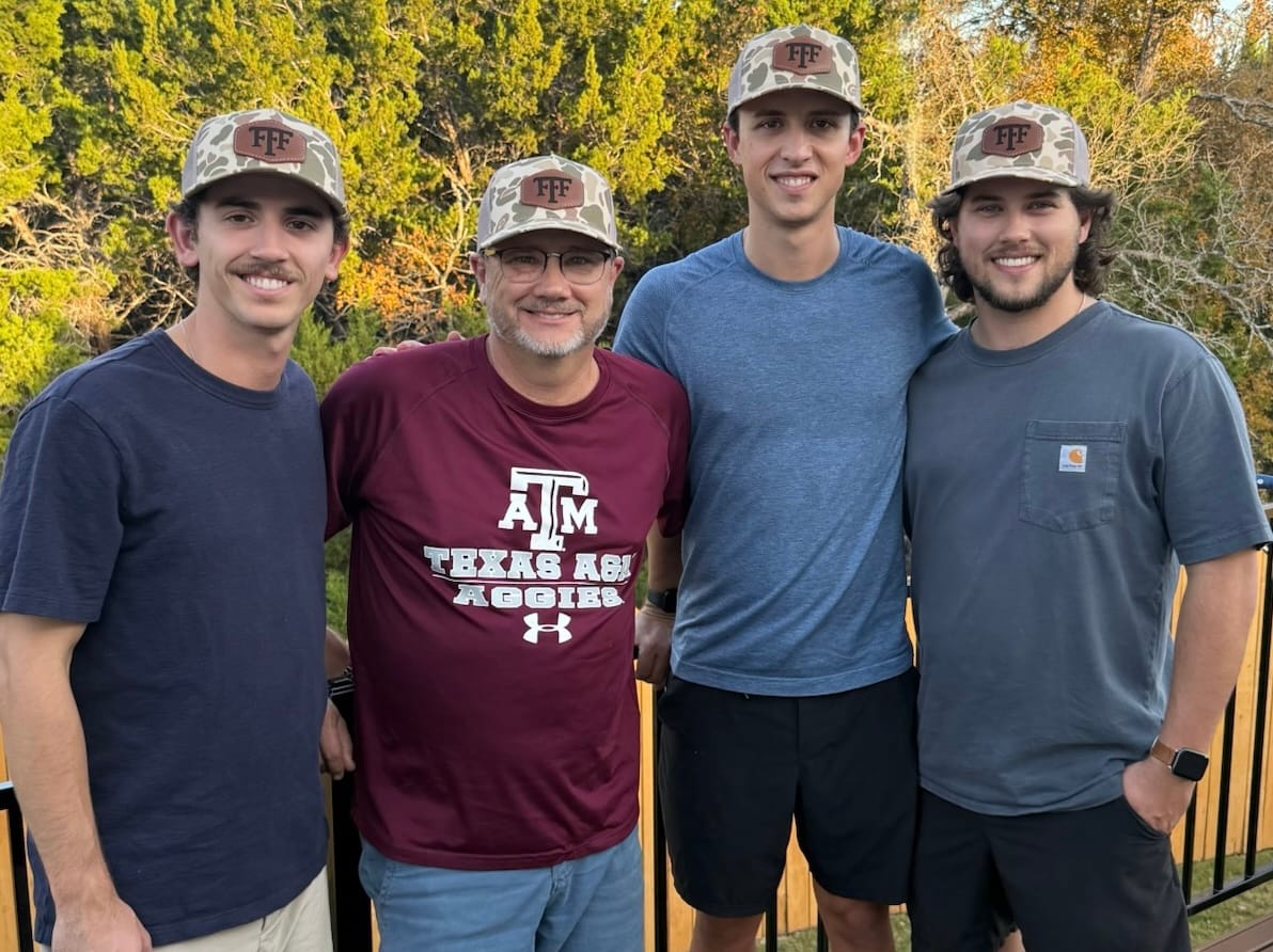 Customer photo review of Richardson 112PFP Camo Custom Leather Patch Hat