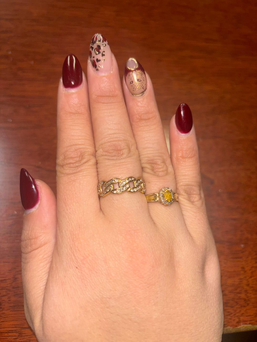 Customer photo review of Iced Cuban Link Ring