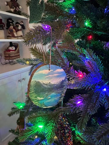 Customer photo review of Bear Lake Ornament