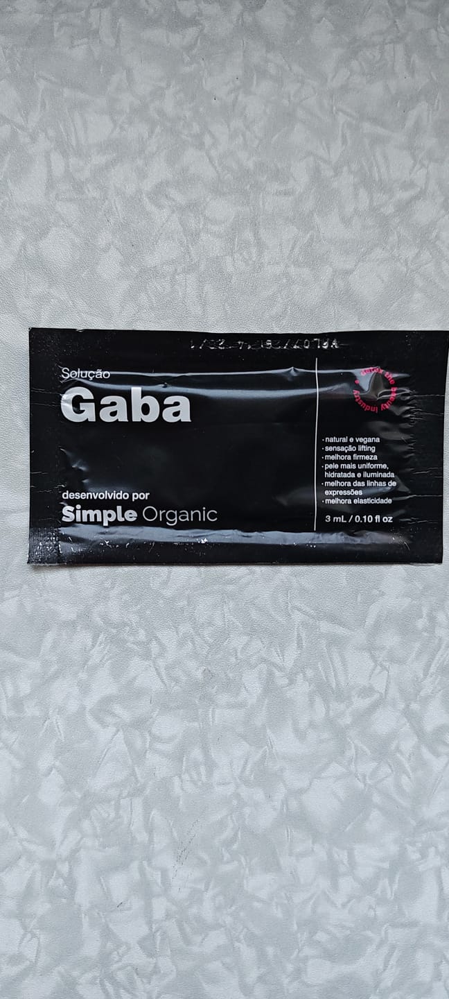Customer photo review of Solução Gaba - Amostra Grátis