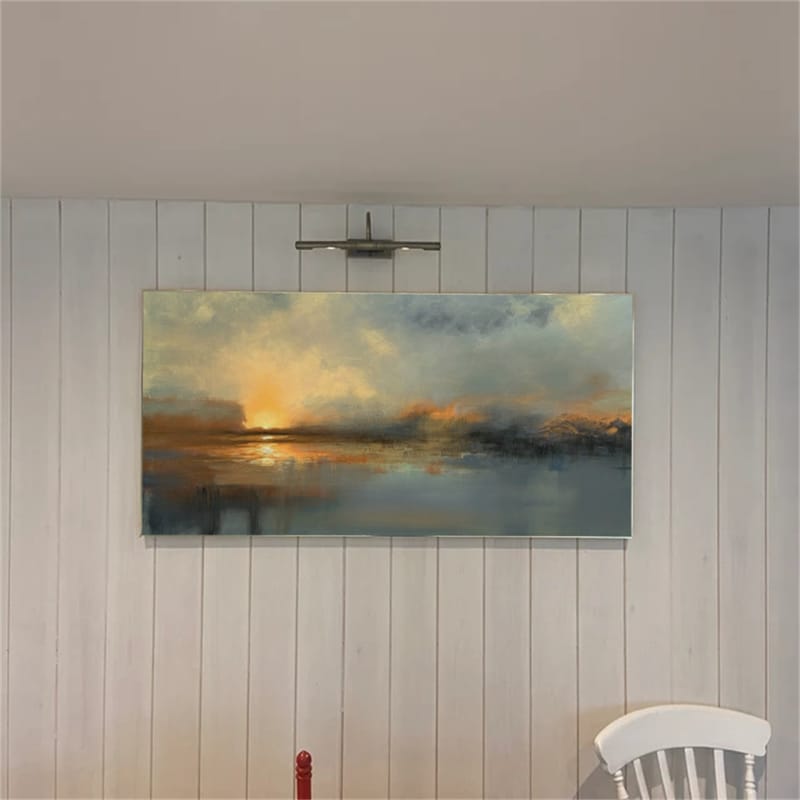 Customer photo review of Abstract Painting Canvas #AP193