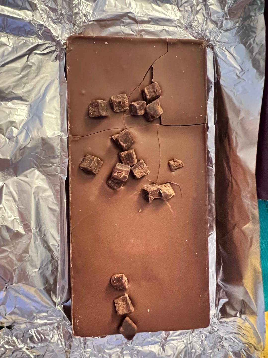 Customer photo review of The Geordie Bar double chocolate and caramel filled bar 145g